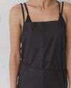 BASERANGE Apron Dress Portugal BAS-DRYU-WS-000-BLACK